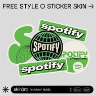 SkinAT Internet Music Spotify Stickers Popular App Logo Stickers Street Wear Stickers Music Stickers