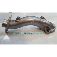 L2 L2S 3piston Custom style without wastegate pipe AL Down Pipe / DownPipe