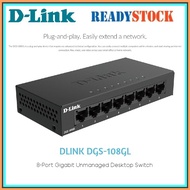 Desktop Switch D-LINK DGS-108GL 8-PORT GIGABIT DLINK DGS108GL
