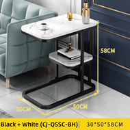 โต๊ะข้างบุกฟา โต๊ะวางของ โต๊ะรับแขก ความกว้าง 50X30cm สูง58cm มีสองชั้น
