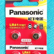 Baterai Panasonic LR41 LR43 LR44 LR1130 Batre Kancing LR 41 43 44 1130