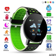 Orio Fitness Bracelet Blood Pressure Measurement Smart Band Waterproof Fitness Tracker Watch Women Men Heart Rate Monitor Smartband For Android IOS Samsung iphone 119Plus smart watch 【AOXY】