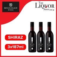 Bundle of 3 Mcguigan Black Label Shiraz 187ml 13% (Please note this is 187ml of red wine)