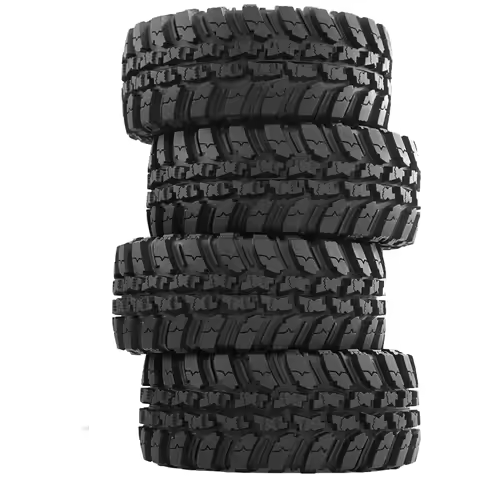 2.2 Crawler Tires Mud slingers Tyres for 1/10 1/8 TRX4 Axial SCX10 III Wraith Yeti redcat Everest 10