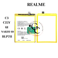 Realme Battery C3 C25Y 6I Narzo 10 BLP771 Original (Battery Battery)
