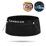 NEWBOLER Outdoor Running Belt With 300ML/ 500MLSoft Water Bottle Breathable Sports Waist Bag