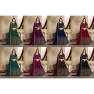 BEAUTIFUL READYMADE ANARKALI GOWN with Embroidery Work