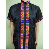 Baju Tradisional Moden Sabah/Kemeja Corak Motif Dusun Kujau + Rungus