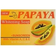 Rdl Papaya Skin Whitening Soap Plus Sunscreen W Vitamin A C E 135g Filipino Favorite