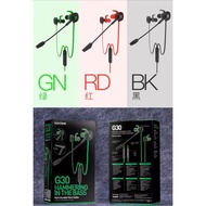 Plextone G30 PC Gaming Headset In Ear Bass Earphone With Mic PUBG Gaming Earphone [READY STOCK]