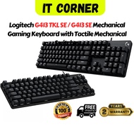 Logitech G413 TKL SE / G413 SE Mechanical Gaming Keyboard with Tactile Mechanical Switches