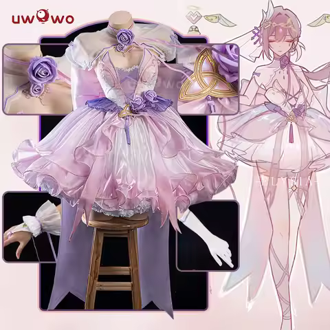 IN STOCK UWOWO Elysia Cosplay Game Honkai Impact 3: Elysia Fanart 'Luminous Sands' Dress Cosplay Cos
