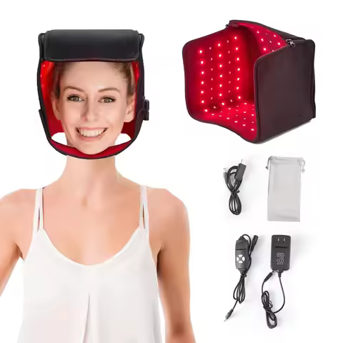 Red Light Cap, Red Light for Head Infrared-Light 850nm 660nm Wavelength, Laser Therapy Cap
