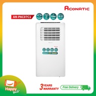 Aconatic Portable Air Conditioner แอร์เคลื่อนที่ 7000 BTU รุ่น AN-PAC07C1 รับประกันคอมเพรสเซอร์ 3 ปี