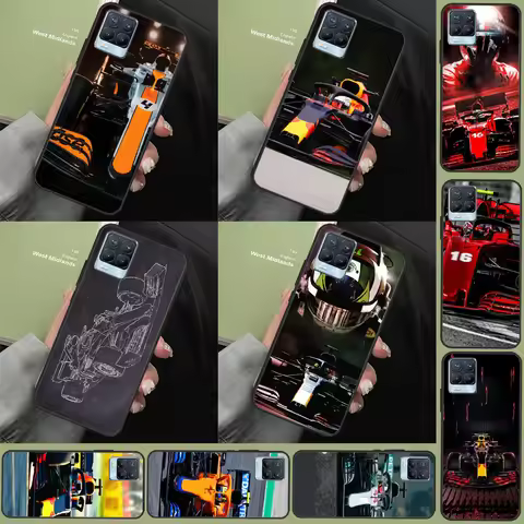 Formula 1 Car Case For Realme 10 11 Pro Plus C55 C35 C33 C31 C30 C25s C21Y C15 C11 GT Neo 5 3 2T 3T 