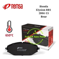REMSA H/D Elysion RR1 2004~15 Rear 650ºC Disc Brake Pad