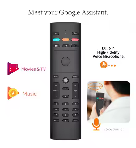 VONTAR G40S Voice Remote Control Air Mouse Wireless Mini Kyeboard with IR Learning for Android TV Bo