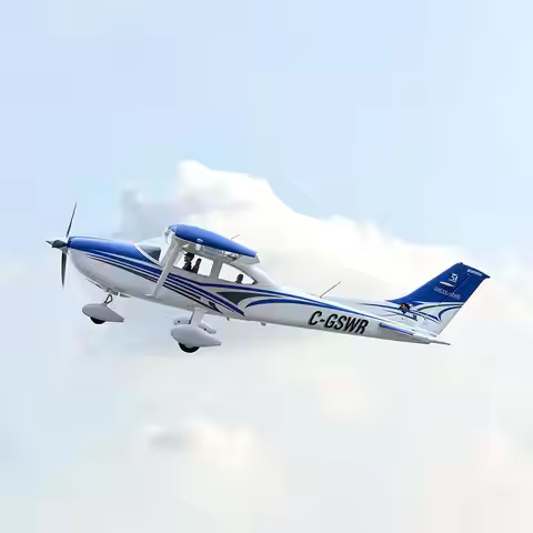 FMS Civil Airplane 1500mm Cessna 182 RTF / PNP Trainer Electric Remote Control Model Aircraft Fixed-