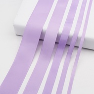 Must Reliable 5 Meter/Lot Light Orchid Color Polyester Fabric Grosgrain Ribbon Purple Satin Handmade