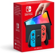 Nintendo Switch (OLED Model) 電光紅藍 100%新