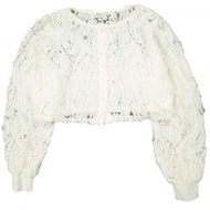 SENSE OF PLACE by URBAN RESEARCH 2025 春夏系列雙向燈芯絨刺繡短TOPAAA4-21B013 均碼 米色長袖襯衫上衣 [二手] [SENSE OF PLACE by