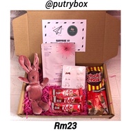 6 SET ERRING + TEDDY BEAR 20CM + COKLAT