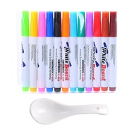 SHIP FROM SG  12 Colors Magical Water Painting Pen Doodle Water Floating Ink Whiteboard Marker Pens 
