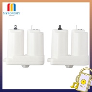MYRONGMY 2PCS Water Heater Battery Box, Plastic Accessories Plastic Battery Box, Storage 3V D White Battery  Battery