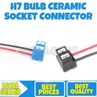 H7 Ceramic Socket Connector Bulb Socket Heavy Duty Waterproof H7 Adapter Headlight Socket Connector