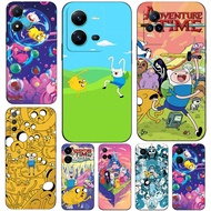 Case For Vivo V5 V5S V7 PLUS + V11i  V11 Pro Phone Back Cover Soft Black Tpu Adventure Time