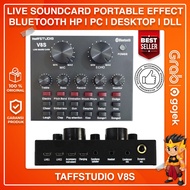 Taffware / Taffstudio Soundcard Bluetooth V8s / V8u Live Mixer External Audio Portable Microphone