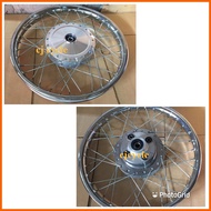 ▶ ↔ ❧ REAR HUB ASSY RIM SET HONDA TMX155 TMX 125 BAJAJ CT100 (RAYUS TAKASAGO) BY 17 rear