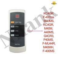 Nilank Genuine KDK remote control for Panasonic KDK wall fan M40MS, KC4GR, M40M, A40MS