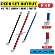 20MM GUTTER FILTER OUTPUT PIPE SET