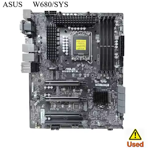 ASUS W680 motherboard W680/SYS Intel W680 LGA1700 DDR5 2933 ECC Dual M.2 support i5-13400F i9-12900 