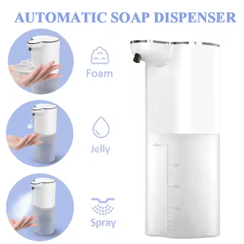 Automatic Soap Dispenser ouchless Foaming Soap Dispenser 400ml USB Rechargeable Electric 4 Level Adj