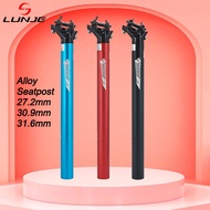LUNJE 400mm Alloy Seatpost Bicycle 27.2MM/30.9MM/31.6MM MTB Roadbike Seatpost