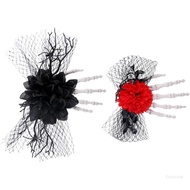 Crazy 2pc Halloween Skulled Hand Hairpin For Women Lady Costume Party Accessory