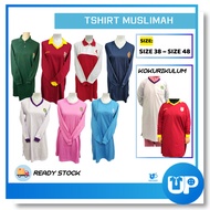 Tshirt Baju Muslimah BSMM KRS Kadet Kb Kp Pengakap Pandu Puteri Puteri Islam Design Labuh Kokurikulum Uniform Cotton