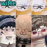 WITTE 8.5CM Glasses, 8.5CM Toys Mini Doll Glasses, Creative Multi Color Rectangle  Glasses Idol Doll
