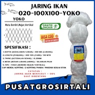 MATA 020 100X100 YOKO CRAB/PANDA STRING NET (UPRIGHT)/SMALL FISH NET / CRAB NET / FINE STRING NET