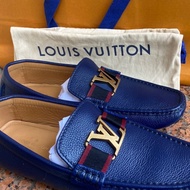 Louis Vuitton Monte Carlo Loafers Pria Sepatu Formal Casual Cowok Authentic Original LV Preloved