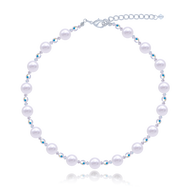 N0165-650B สร้อยคอแฟชั่น12VICTORYเครื่องประดับผู้หญิง ประดับคริสตัลนำเข้าจากประเทศออสเตรีย