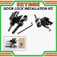 [ECTAKE] Set Alat Pasang Kunci Pintu 2pcs (54mm/22mm) / Door Lock Drill Hole Saw Kit Heavy Duty