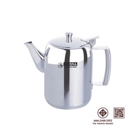 ZEBRA Stainless Steel Teapot 2.0 2.5 Litre No Leg Kettle Tea Water Jug Thaweechai