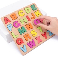 Puzzle ABC/Puzzle Geometry/Puzzle 123/Wooden Puzzle Alphabet.