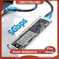 M.2NVME/NGFF Intelligent Digital Health Detection Multi-Purpose Digital Display Drive Case USB Exter