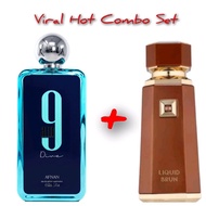 Combo Set Liquid Brun by French Avenue & Afnan 9am Dive Perfume for Men and Women 100ml EDP Unisex 9