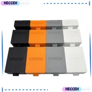HECCEH Coin Cell Battery Storage , Portable 10/20/30 Hole CR2032 Battery Box,  Plastic Small Battery
