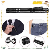 SUHU Pen Shape Flashlight, Mini LED LED Flashlight, Useful Pen Clip Lighting Tool Portable Waterproo